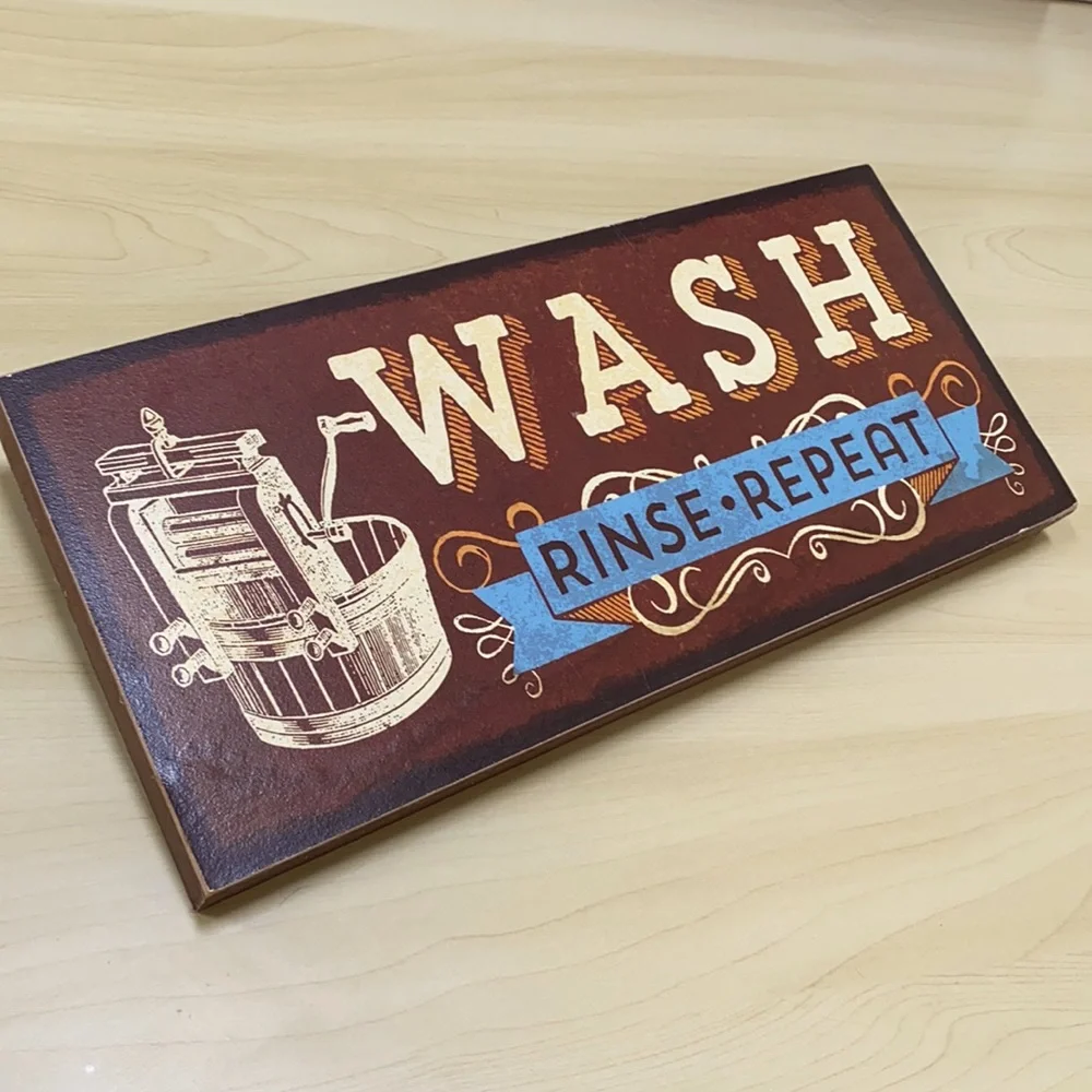 Laundry wall decor